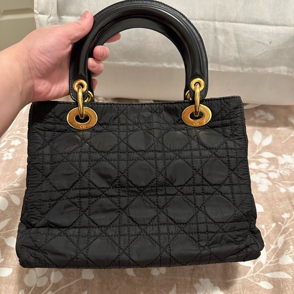 Lady dior nylon bag - Picture 2 of 8